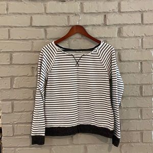 Charcoal and white Striped sweater 🤩